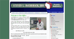 Desktop Screenshot of mccormackdentistry.com